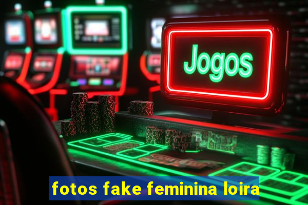 fotos fake feminina loira